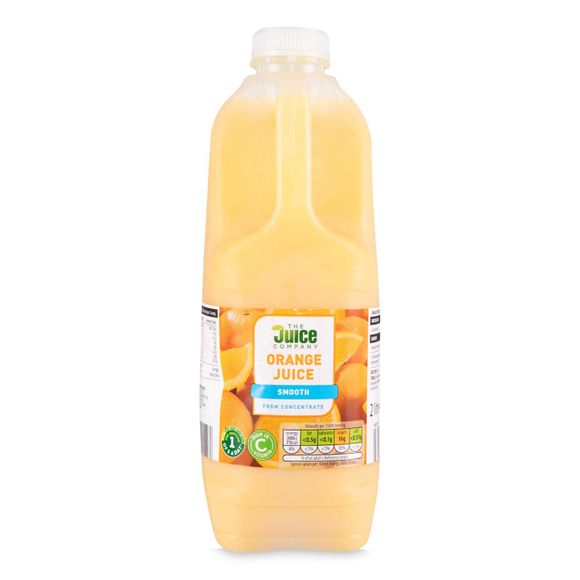 Orange Juice From Concentrate Smooth 2l The Juice Company